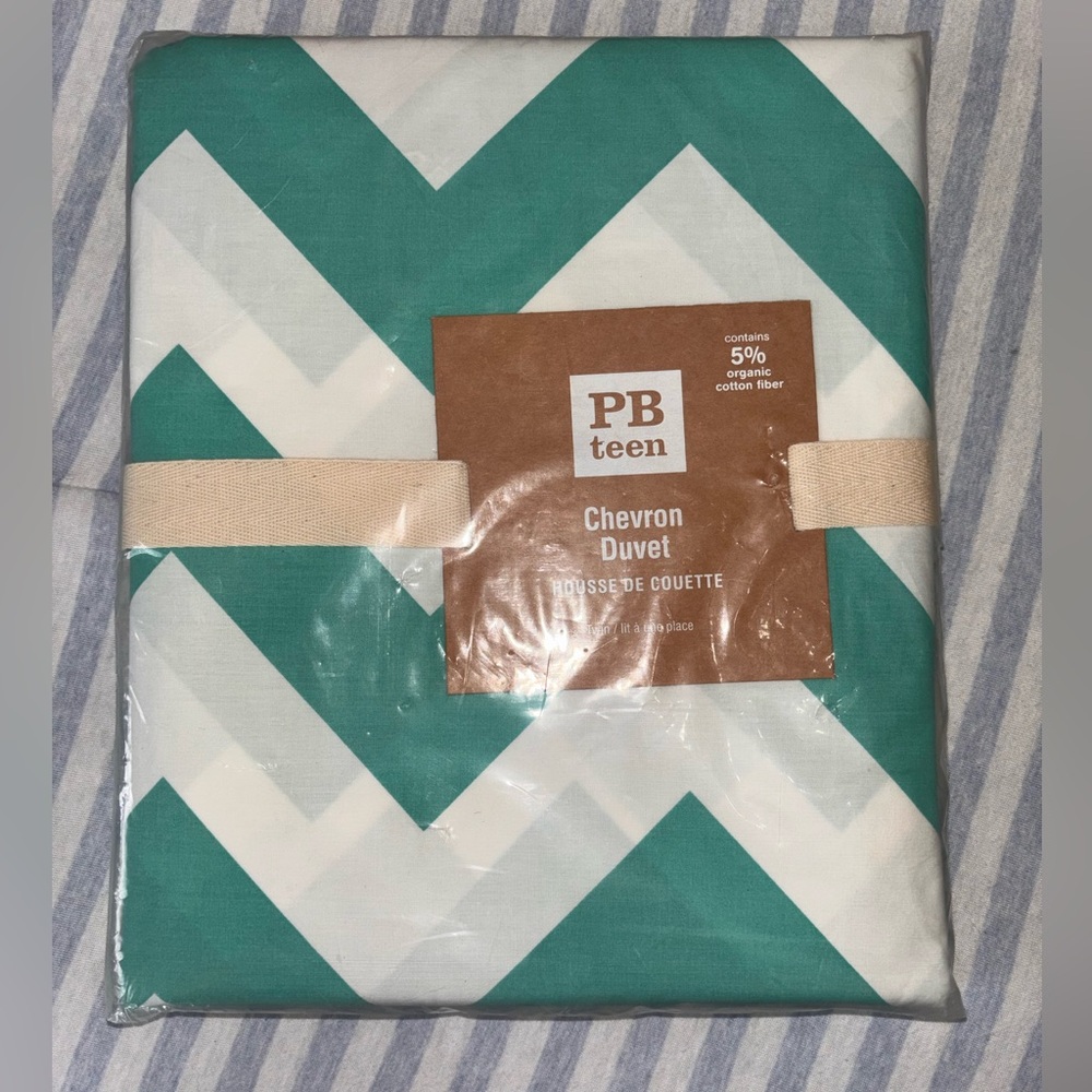 Teal Pottery Barn Teen Duvey
